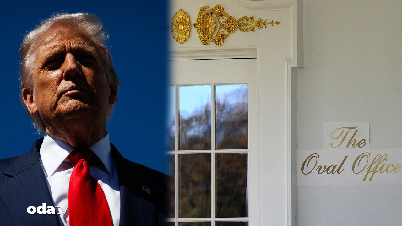 Beyaz Saray’ın önüne yerleştirilen yeni altın tabela tepki topladı